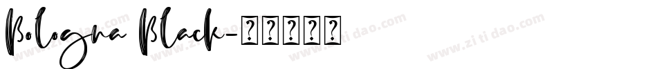 Bologna Black字体转换